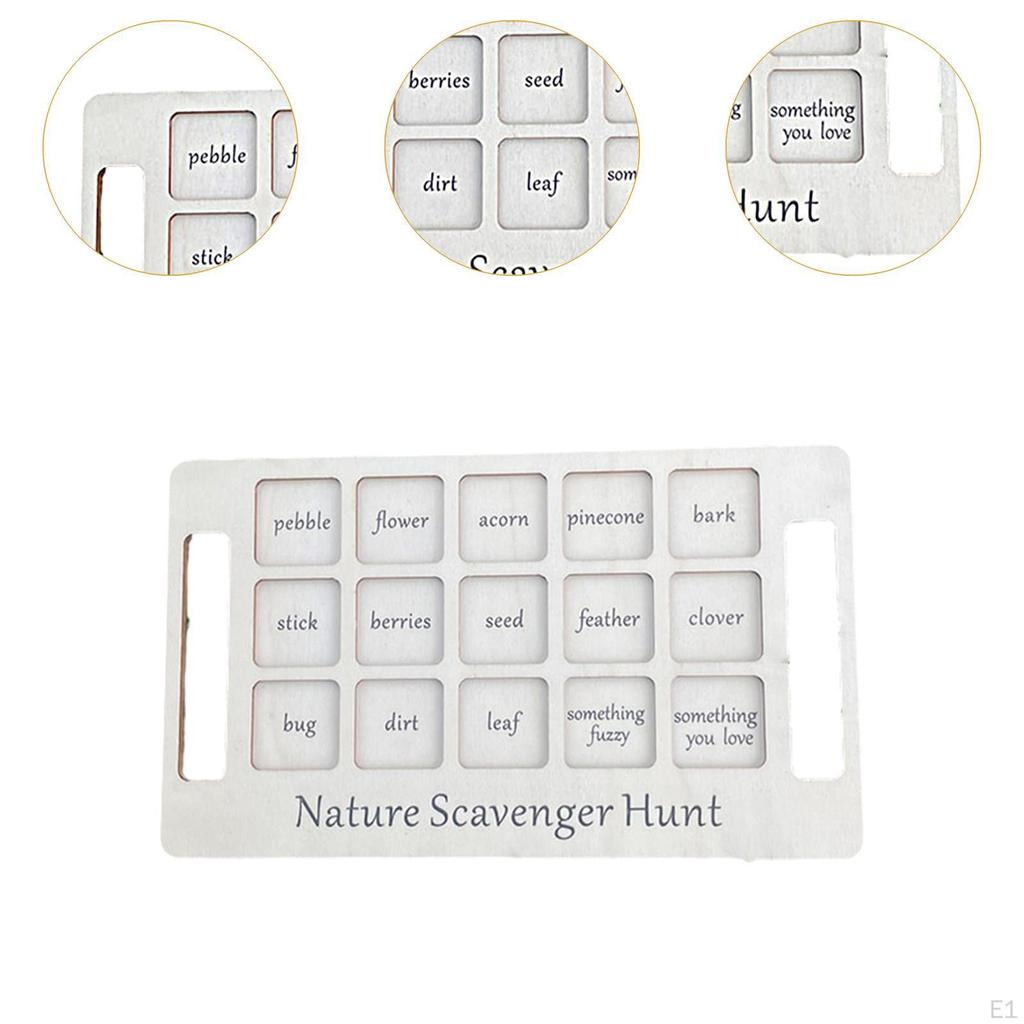 Доска для охоты на природу, деревянный поднос для игр, исследовательские занятия для детей, на открытом воздухе