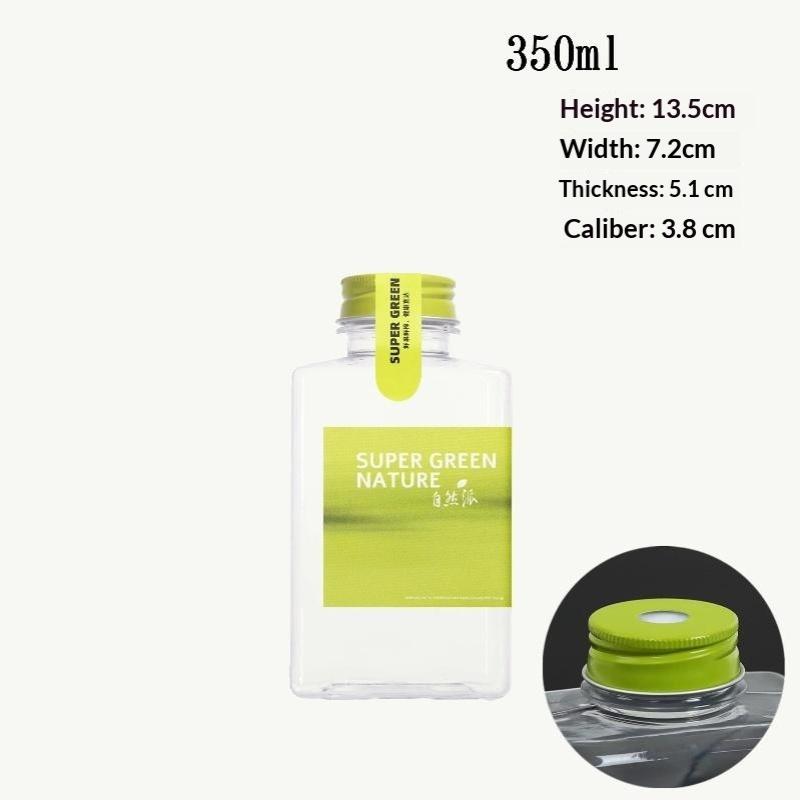 Пустые пластиковые контейнеры для напитков Одноразовые бутылки 350/400/500 мл Безопасные для пищевых продуктов для сока, алкоголя, принадлежности для вечеринки по случаю дня рождения