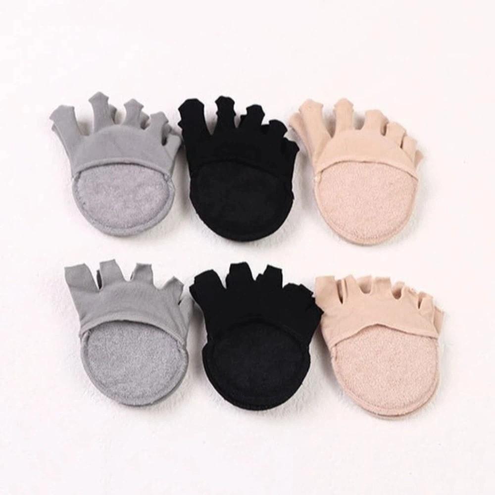 Elastic Forefoot Socks Low-Cut Toe Socks Soft Half Feet Socks Women