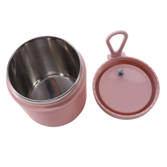 Ланч-бокс из нержавеющей стали, чашка для питья с ложкой, термос для еды, изолированный термос для супа, контейнер для завтрака