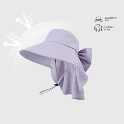 Плясная кепка с защитой от УФ-лучей, шарф для защиты шеи, женская кепка для хвоста, новая панама, весна-лето