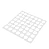 490 Pcs Silicone Bumper Pad 15x1mm Clear Self Adhesive Bumper Glass Table Top Anti Slip Pad for Furniture