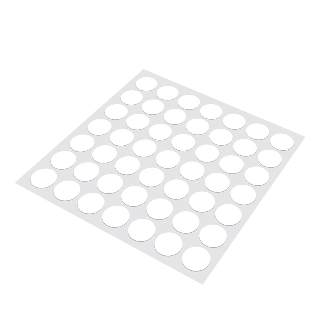 490 Pcs Silicone Bumper Pad 15x1mm Clear Self Adhesive Bumper Glass Table Top Anti Slip Pad for Furniture