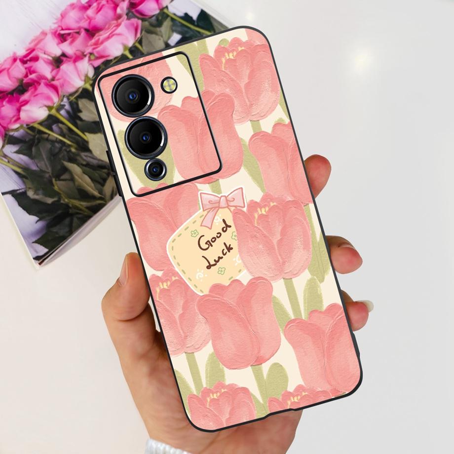 Для Infinix Note 12 G96 Note 12 Pro 4G 5G Note12 2023 X671 Чехол Модный Мягкий ТПУ Силиконовый Задняя Крышка Чехол Роскошная Расписная Funda