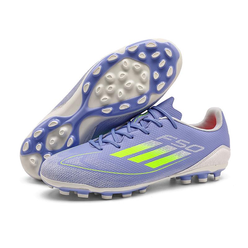 Low-top Football Shoes Men's and Women's High-top Game Sports Shoes Broken Nails Student Green Training Shoes Size 30-45