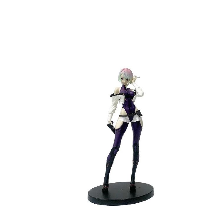 Киберпанк бегущий по краю бегущий по краю Дэвид Лоукси Ребекка фигурка - Киберпанк Призрак Подарок на день рождения Модель Предмет украшения