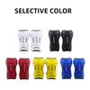 Double-row strap football leg guards for adults and children. Competition and training protective gear for sports and cycling. L 1