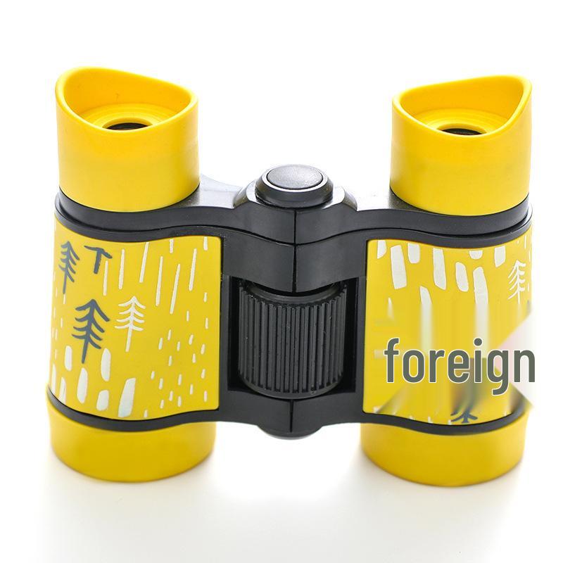 Cross-Color Children's Binoculars with Non-Slip Rubber Handle