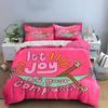 Let Joy Be Your Compass Design Bedding Duvet Cover Set Duvet Cover Pillowcases  (1*Duvet Cover 2*Pillowcases, without duvet insert)