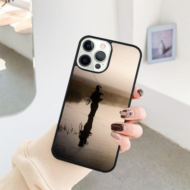 Чехол для телефона Рыбак Рыбалка Для iPhone 17 Air 16 15 14 11 12 13 Pro MAX Plus coque Чехол Оболочка
