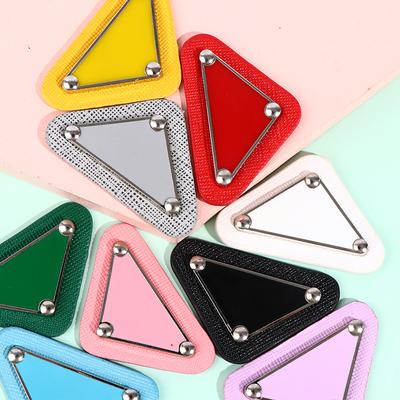 Diy вышивка наклейки треугольные шить нашивки для одежды блесток патч значок