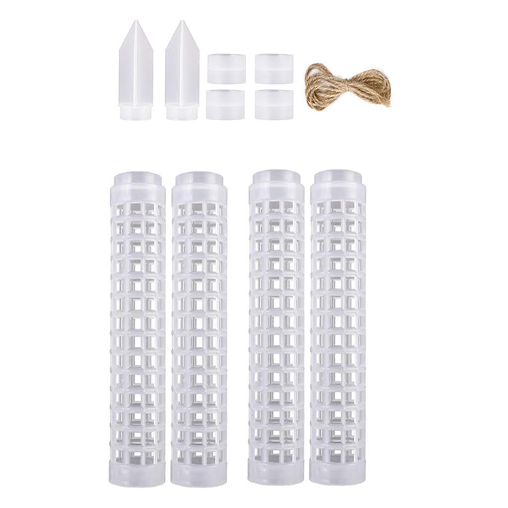 4Pcs Moss Pole 17.7inch Moss Pole Monstera Plant Support Plastic Moss Pole for Plants Monstera Self Watering Stackable