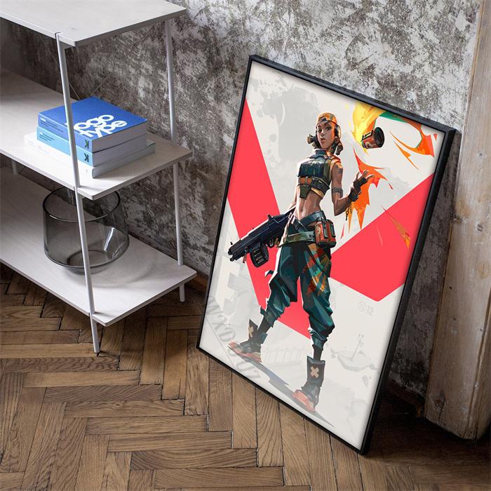 Классические видеоигры Valorant, персонажи аниме, фотографии для гостиной, домашний декор, холст, картина, печать, постеры, подарок