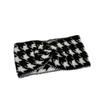 Woolen Knitted Headband Wide-brimmed Houndstooth Headband Fashion Bow Headband  Make up