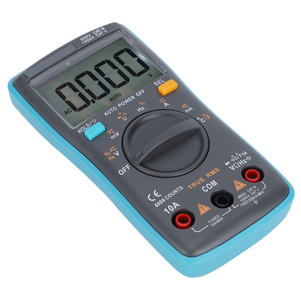 Автоматический диапазон True RMS цифровой мультиметр AC/DC напряжение сопротивление измеритель емкости для электрика
