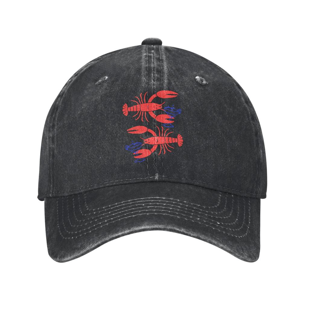Lobster Lovers Club Baseball Caps Vintage Distressed Cotton Headwear Unisex Outdoor Workouts Adjustable Hats Cap