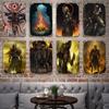 Dark Souls 1 2 3 металлический декор постер винтажная жестяная табличка металлическая табличка декоративная табличка для паба бара мужской пещеры клуба настенное украшение