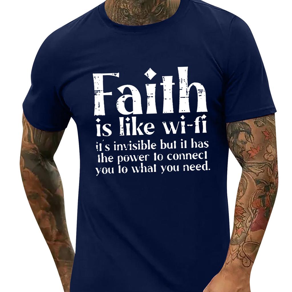 Men's  T-shirt T-shirts Graphic Text Pool3D Printing Street Casual Short Sleeve Printed Clothing Basic