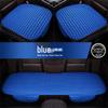 Plaid Three-Piece No-Tie Car Seat Cushion Set for Office and Home - Single Seat and Multi-Seat Interior Decor.