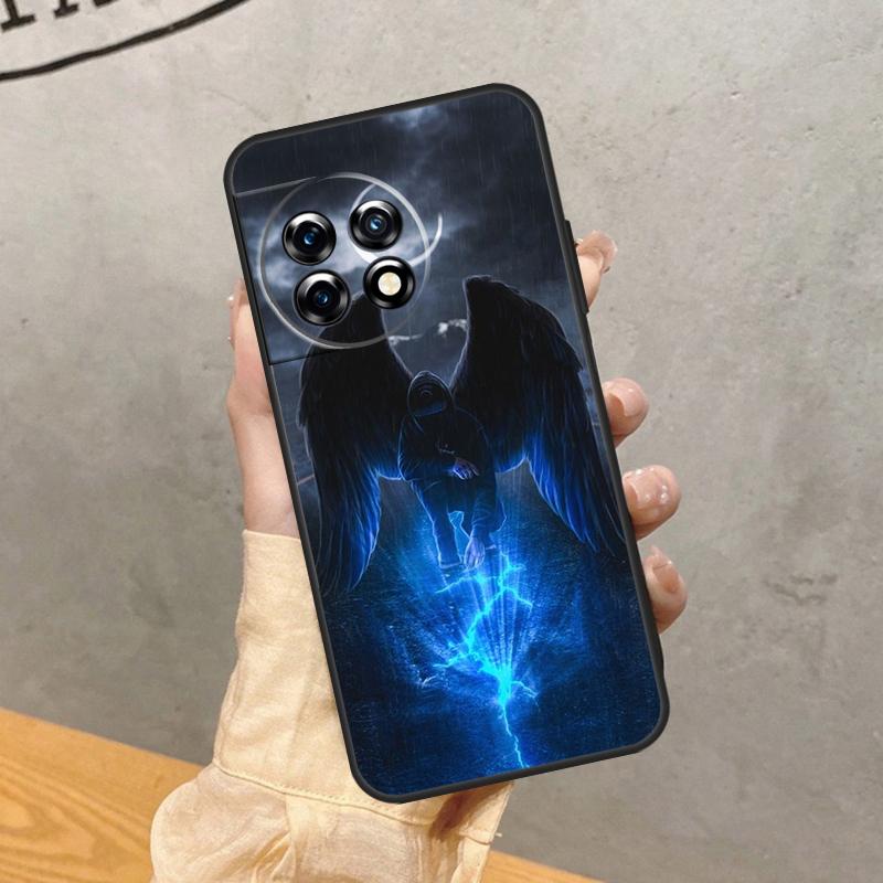 Крылья Ангел Дьявол Чехол Для OnePlus 8 9 10 Pro 15 15R 13 R 12 11 13T 10T 8T Nord CE 5 2 3 4 Lite N20 N30 Обложка