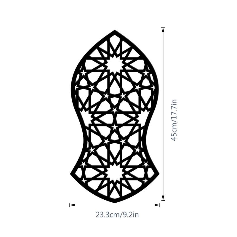 Muslim Eid Ramadan Party Gift Label Ramadan Diy Moon Stickers Eid Al-Fitr Festival Party Hanging Decor