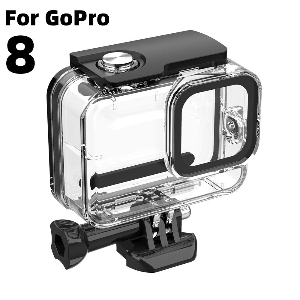FitStill 60M Waterproof Case for Go Pro Hero 8 Black Protective Underwater Dive Housing Shell with Bracket Accessories