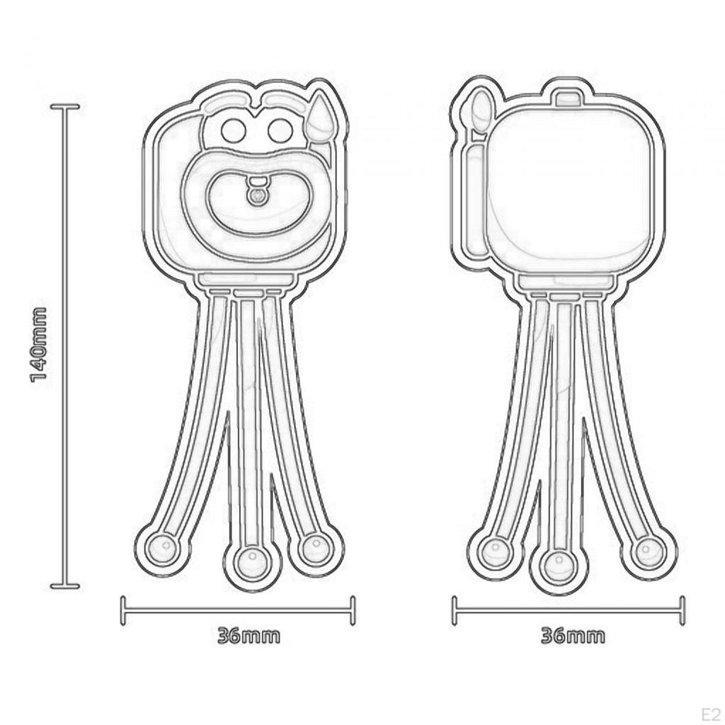 Cute Animal LED Night Light Bedside Lamp Nightlight Nursery Clip On for Bathroom Children