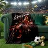 Coca-cola Artwork Design Blanket Flannel Throw for Sofa, Indoor, Camping, Living Room, Office, Chair, And Bed Soft Birthday Gift
