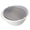 Kitchen Double Drain Basket Bowl Washing Storage Basket Strainers Bowls Drainer Vegetable Cleaning Colander Tool Household Acces