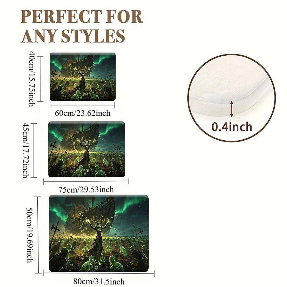 New Marvel Groot Home Floor Mat, Multifunctional Flannel Mat That Absorbs Water, Soft And Absorbent Floor Mat, Suitable for Do