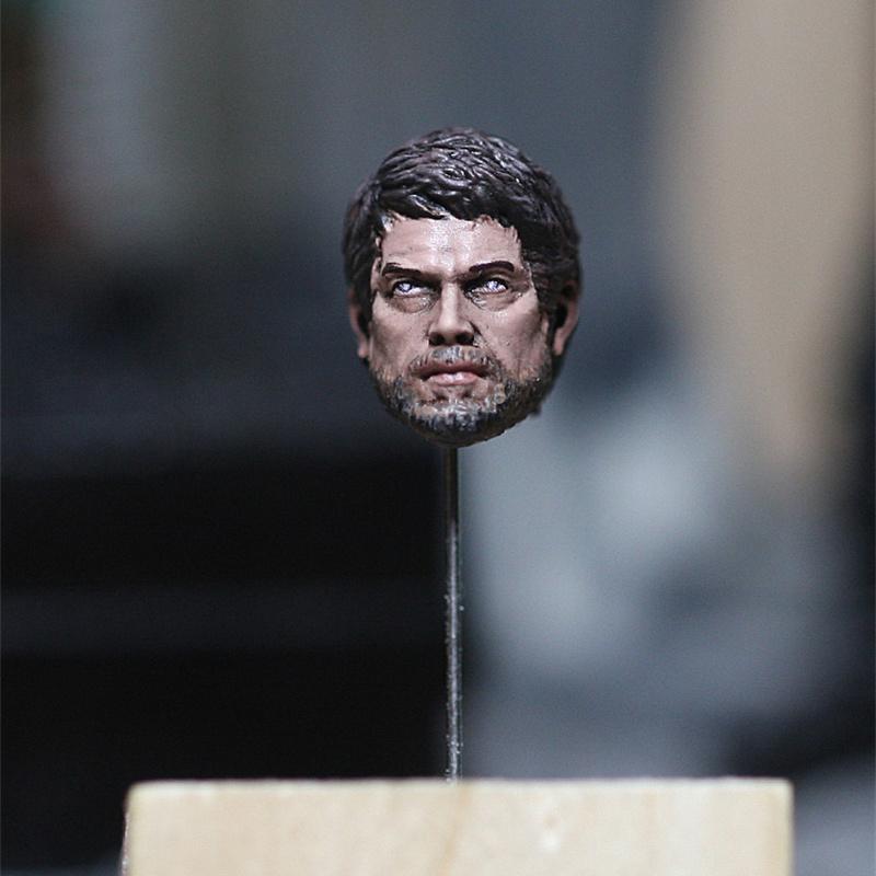 1/18 Scale Female Male Soldier Painted Resin Head Sculpt Classic Film Television Characters Fit 3.75''Action Figure Model Toys