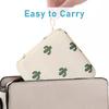 Four portable sanitary napkin storage bags  reusable menstrual products bag with zipper  travel sanitary napkin storage pouch  cosmetic bag change