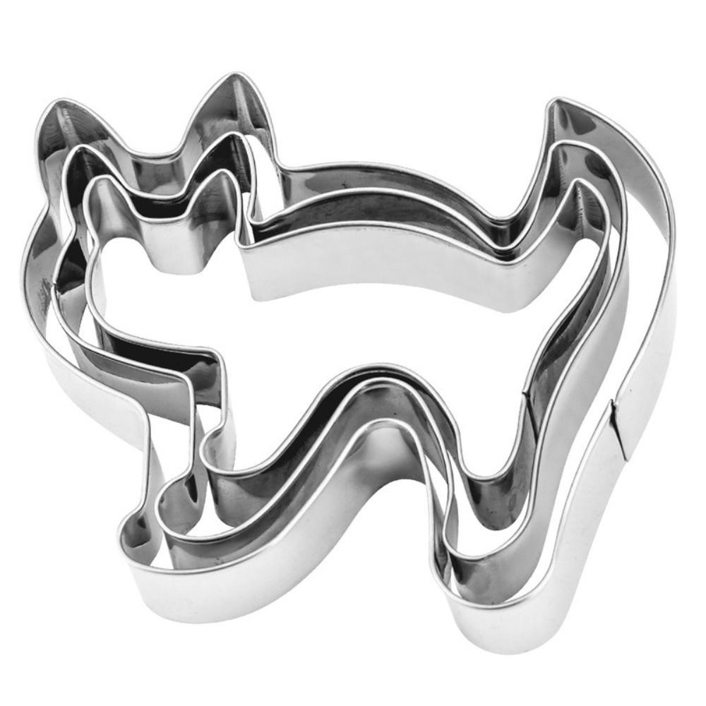 15PCS/SET 3D Bat Baking Molds Stainless Steel Pumpkin Cookie Cutter Biscuit Mold  Halloween