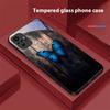 Загадочная бабочка Для Redmi Note 7 8 9 8T 10 11 12 12S 13 14 Pro Plus 5G 13C 12 14C 5 4G Черный чехол для телефона из закаленного стекла