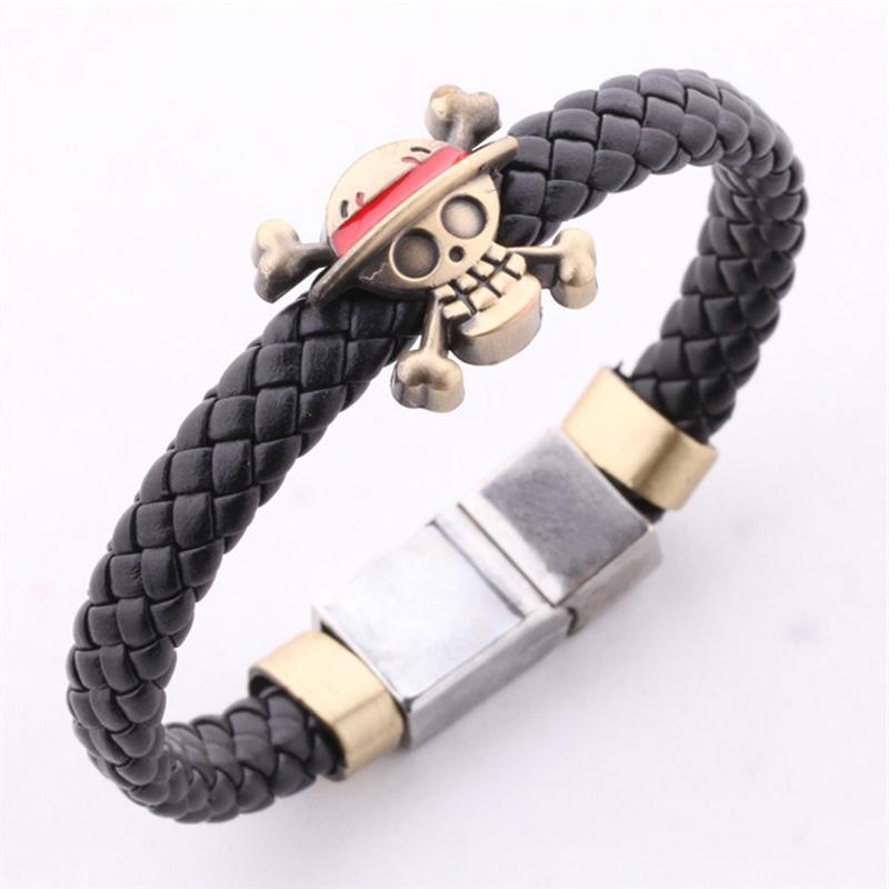 Аниме Новый Косплей Ван Пис Соломенная Шляпа Луффи Металлическая Подвеска на Ожерелье/Браслет