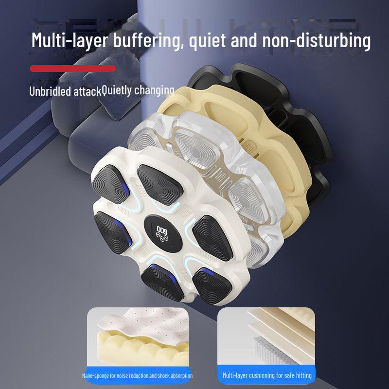 Умная Bluetooth музыкальная настенная мишень для бокса для домашнего фитнеса и тренировок