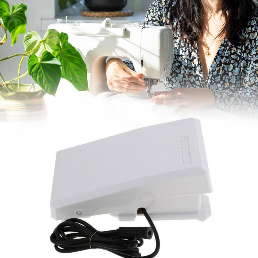 Plastic Sewing Machine Pneumatic Foot Pedal with Advanced Circuit Protection Pneumatic Footswitch Suitable for Safety
