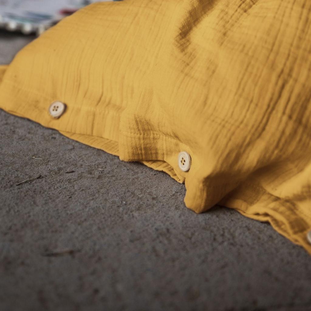 Saffron Cotton Gauze Duvet Cover 140x200