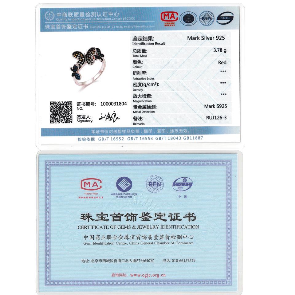 Umcho Элегантные ювелирные наборы с бабочками, кольца из стерлингового серебра 925 пробы, ожерелье с подвеской для женщин, свадебный подарок, ювелирные изделия