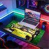 Custom Name Personalized Neymar Jr Pattern Mousepad, Laptop PC Desk Mat, Decorative Desk Mat for Home Keyboard Pad Gift