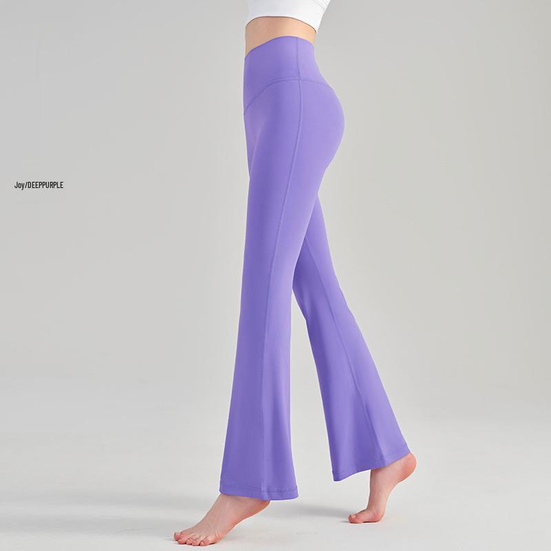 Молодежные брюки для йоги NS Nude Feeling с высокой талией и расклешенным низом для женщин – Подтягивающие бедра, плотно облегающие, идеально подходят для фитнеса и йоги