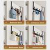 Aluminum Alloy Hanger Hooks 5/6 Hooks Behind Door Hook New Coat Hat Rack  Home Gadgets