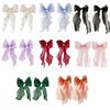 2PCS Non Drilled Curtain Clips Home Decor Curtain Tieback Romantic Bow Curtain Tie  Home Decor
