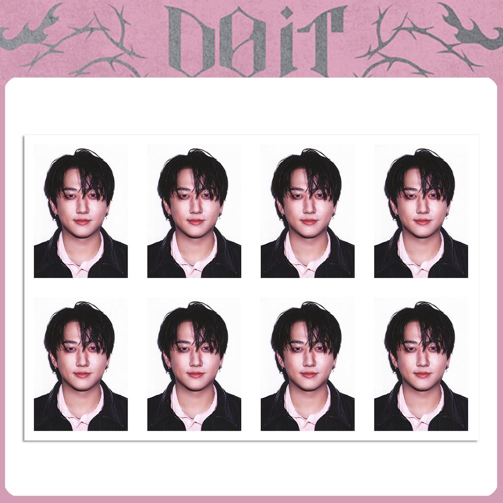 Новый комбинированный набор Stray Kids Do It ID-фотонаклейка Skzoo ID-фотонаклейка Фото 1 дюйм Наклейка ПВХ Аксессуары для паспорта Подарок