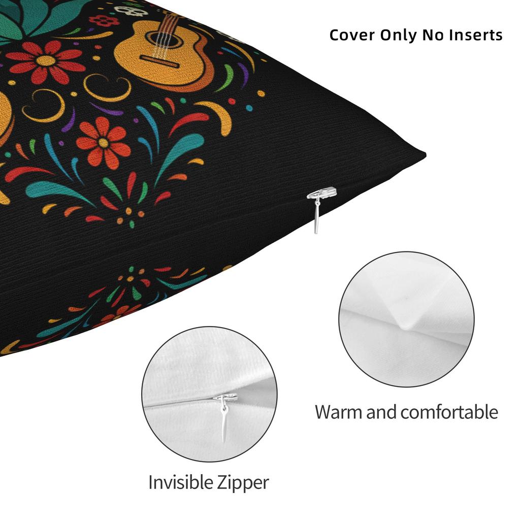 Cinco De Mayo Pillowcase Accessories Printing Cushion Cover Decoration Pillow Case Cover Home Multi Size