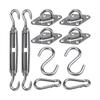 Shade Sail Hardware Kit 304 Stainless Steel S Hook M6 Fastener Set for Awning Sunshade