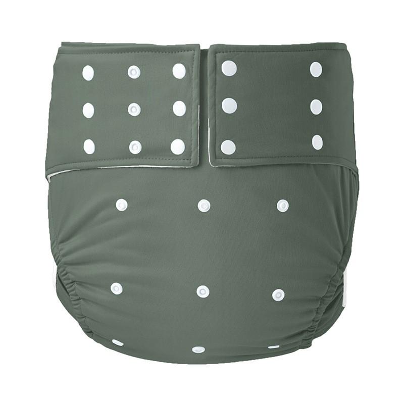 Reusable Adult Incontinence Briefs XXL XXXL Washable Cloth Diapers With Snap Leak-Proof Elderly Mobility Limited Users