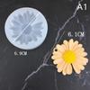 Daisy Chamomile Flower Silicone Mold With Hole Car Aromatherapy Epoxy Handmade Soap Candle Mold Diy Decoration Candy Icing Mold