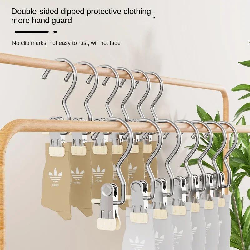 Organization Organizer Home Clothes Hangers Clothespin Multifunctional Clip Storage Garden 10/20/30PCS Laundry Hanger Racks