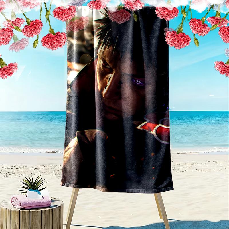 1pc naruto Beach Towel, Outdoor Activities Perfect Summer Travel Supplies, As A Gift for Festivals